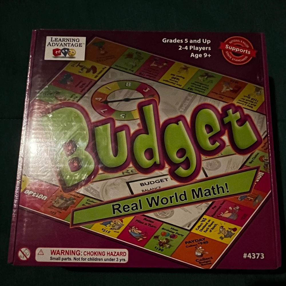Budget Real World Math Board Game for Learning Math New - Picture 3 of 3